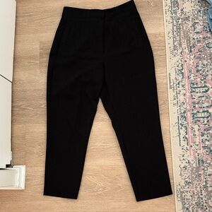Black High-Waisted Trousers